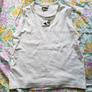 Vintage Cropped Tank Top